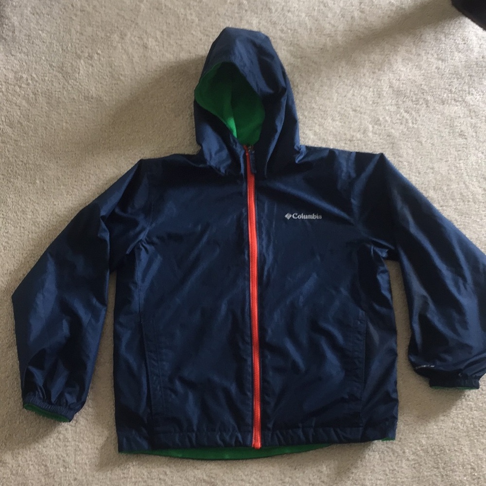 Boys Reversible Columbia Hooded Jacket